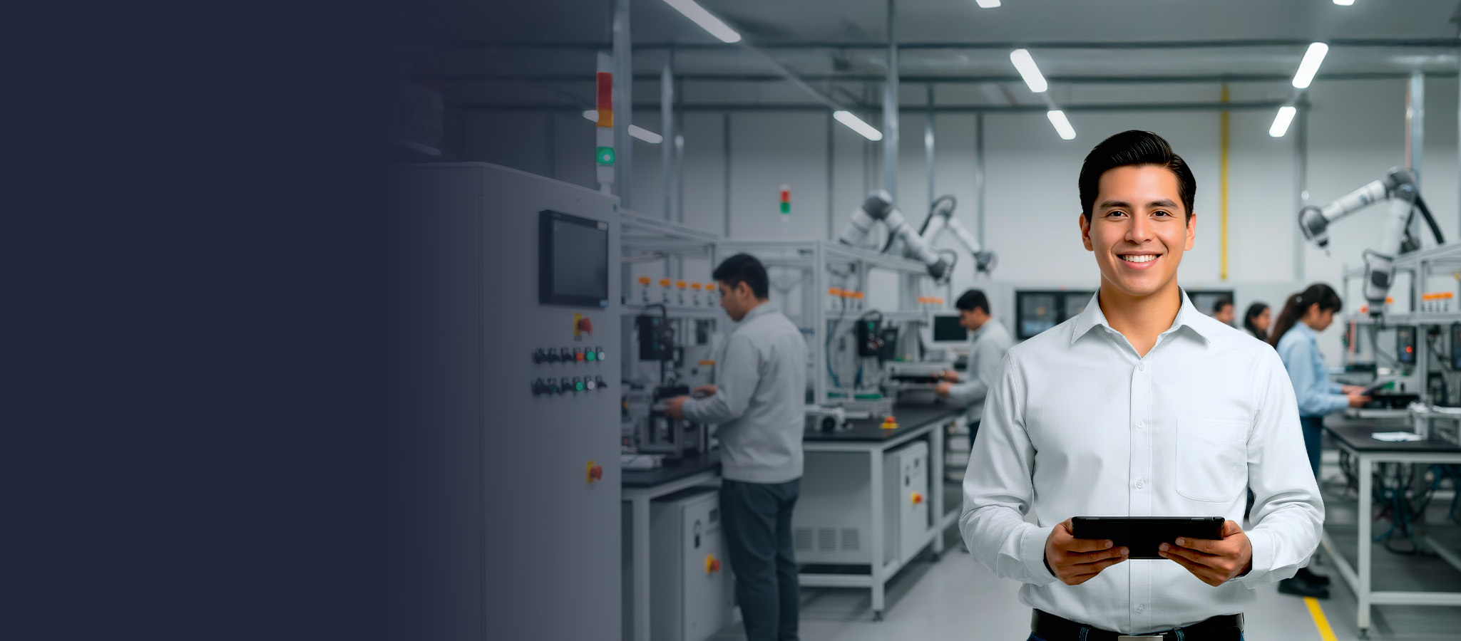 Banner principal del sitio con información destacada